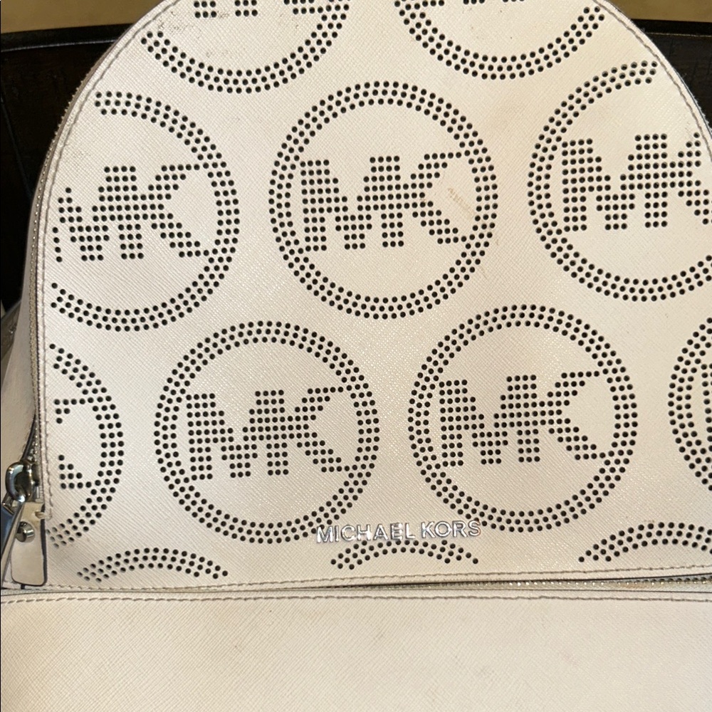 Michael Kors Tan Perforated Logo Bag - Picture 2 of 7